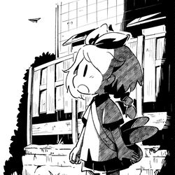 This is a pixiv picture whose title is 紙飛行機.