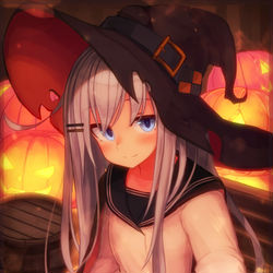 This is a pixiv picture whose title is ヴェールヌイとハロウィンデート.