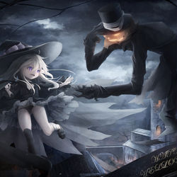 This is a pixiv picture whose title is ハロウィン2019.