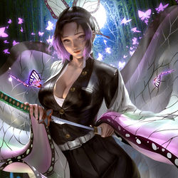 This is a pixiv picture whose title is Shinobu.