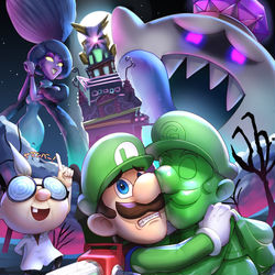 This is a pixiv picture whose title is ルイージマンション3.