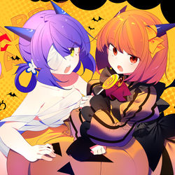 This is a pixiv picture whose title is ハッピーハロウィン.
