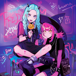 This is a pixiv picture whose title is 魔法学校.