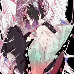 This is a pixiv picture whose title is 毒繭.