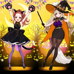 This is a pixiv picture whose title is ハロウィンまりなす.