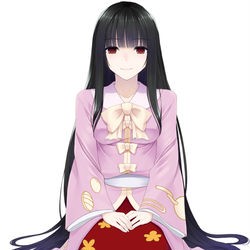 This is a pixiv picture whose title is 姫様がただそこに座っているだけ【立ち絵】.