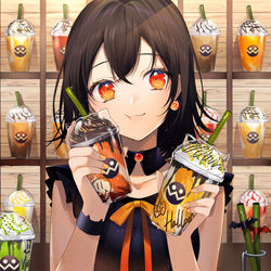 This is a pixiv picture whose title is Halloween♪.
