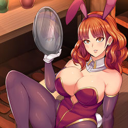 This is a pixiv picture whose title is Succubus Bunny Celica.