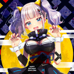 This is a pixiv picture whose title is Happy Birthday dear LUNA !! ♥.