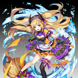 This is a pixiv picture whose title is [仕事絵] <クイズRPG 魔法使いと黒猫のウィズ> ミーテ.
