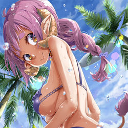 This is a pixiv picture whose title is 夏の思い出.