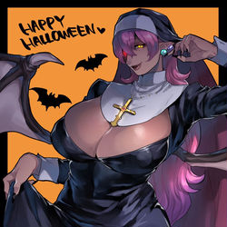 This is a pixiv picture whose title is 悪魔シスター.