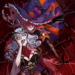 This is a pixiv picture whose title is Happy Halloween.