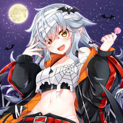 This is a pixiv picture whose title is ハロウィン悪魔ちゃん.