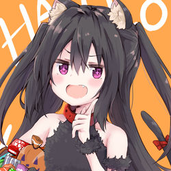 This is a pixiv picture whose title is ハッピーハロウィン.