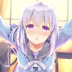 This is a pixiv picture whose title is 君との距離、ぜろ。.