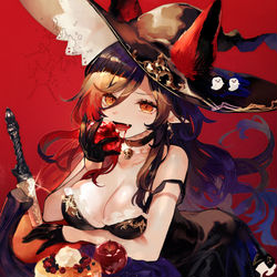 This is a pixiv picture whose title is Trick or Treat !.