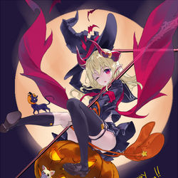 This is a pixiv picture whose title is ハロウィン途中です.