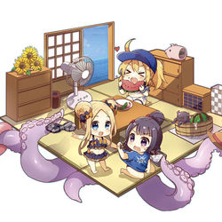 This is a pixiv picture whose title is 【C96】フォーリナー六畳一間　夏.