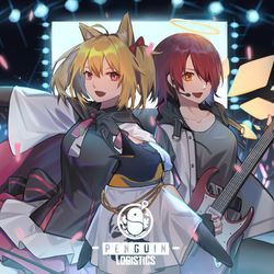 This is a pixiv picture whose title is 企鹅物流演唱会.