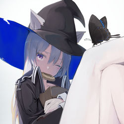 This is a pixiv picture whose title is お菓子は渡しませんっ.