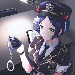 This is a pixiv picture whose title is デビルポリス奏.