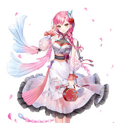 This is a pixiv picture whose title is 白猫温泉物語3 リーラン.