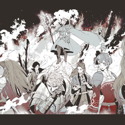 This is a pixiv picture whose title is Crimson Flower.