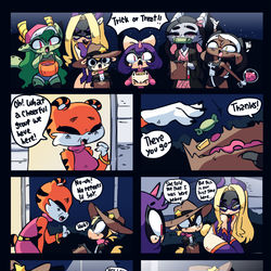 This is a pixiv picture whose title is Halloween 2019.