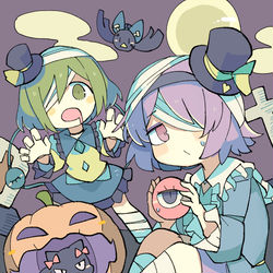This is a pixiv picture whose title is ハロウィン古明地.