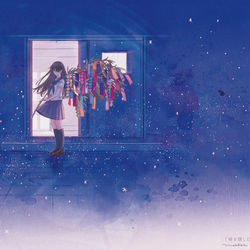 This is a pixiv picture whose title is 時を壊した彼女 7月7日は7度ある.