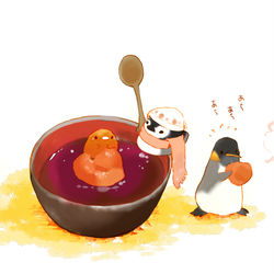 This is a pixiv picture whose title is かぼちゃぜんざい.