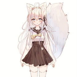 This is a pixiv picture whose title is もふ.