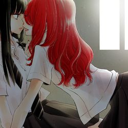 This is a pixiv picture whose title is いけないあの子といけない場所で.