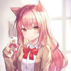 This is a pixiv picture whose title is kitty.