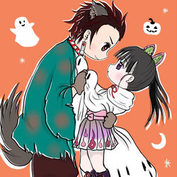 This is a pixiv picture whose title is 鬼滅イロイロ.