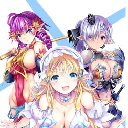 This is a pixiv picture whose title is 異世界エルフチェーンソー　発売のお知らせ.