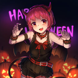 This is a pixiv picture whose title is Happy Halloween.