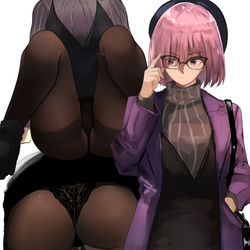 This is a pixiv picture whose title is 私服マシュさん.