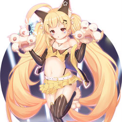 This is a pixiv picture whose title is 🐾.