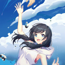 This is a pixiv picture whose title is 天気の子.