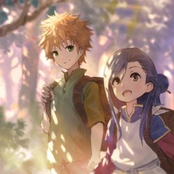 This is a pixiv picture whose title is マイン初めての森.