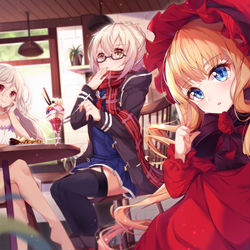 This is a pixiv picture whose title is 300头图.