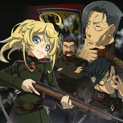 This is a pixiv picture whose title is 参謀本部.