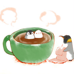 This is a pixiv picture whose title is マシュマロココア.