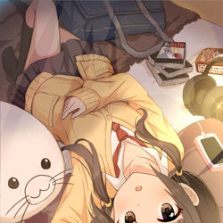 This is a pixiv picture whose title is だらだら.