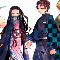 This is a pixiv picture whose title is きめつlog.