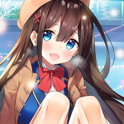 This is a pixiv picture whose title is さな.