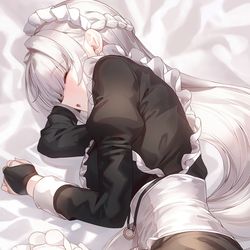 This is a pixiv picture whose title is 🤤.