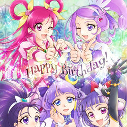 This is a pixiv picture whose title is 11月生まれのプリキュア.